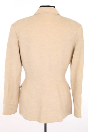 Veste Mugler Beige en Laine