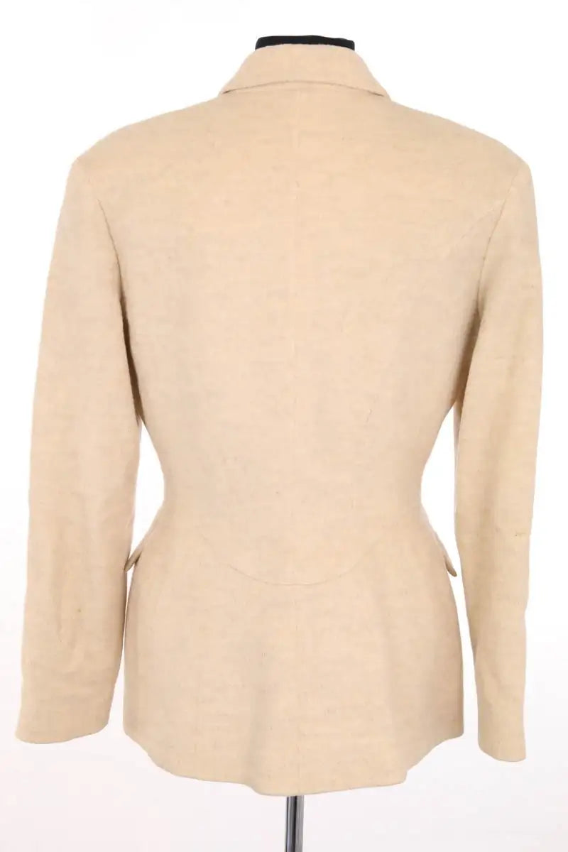 Veste Mugler Beige en Laine
