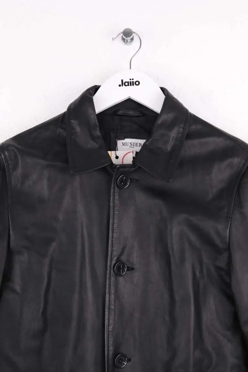 Veste Musier Noir en Cuir