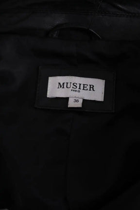 Veste Musier Noir en Cuir