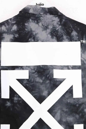 Veste Off White Noir en Coton