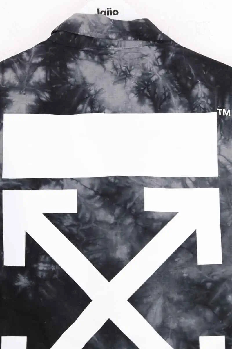 Veste Off White Noir en Coton