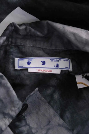 Veste Off White Noir en Coton