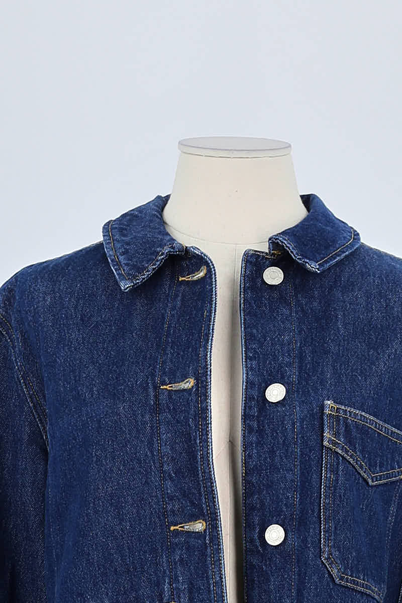 Veste Officine Générale Bleu en Coton