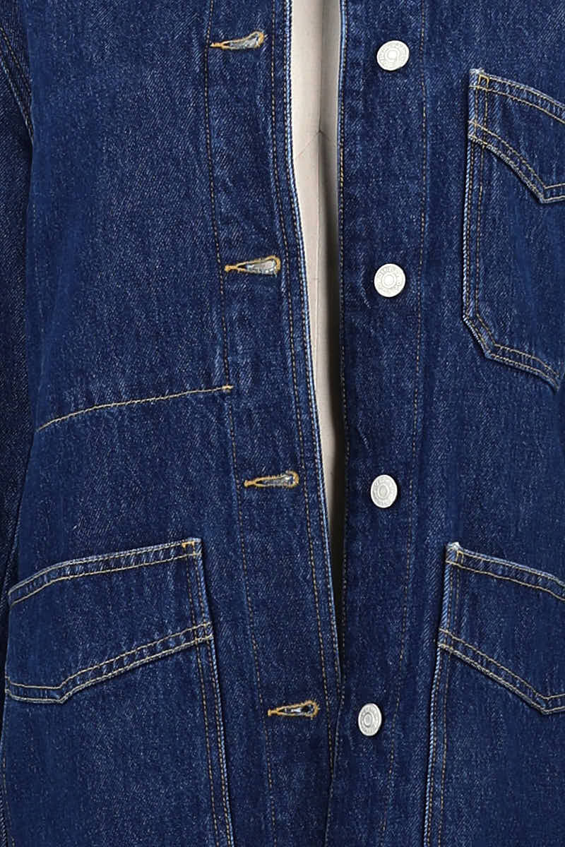 Veste Officine Générale Bleu en Coton
