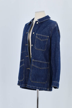 Veste Officine Générale Bleu en Coton
