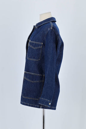 Veste Officine Générale Bleu en Coton