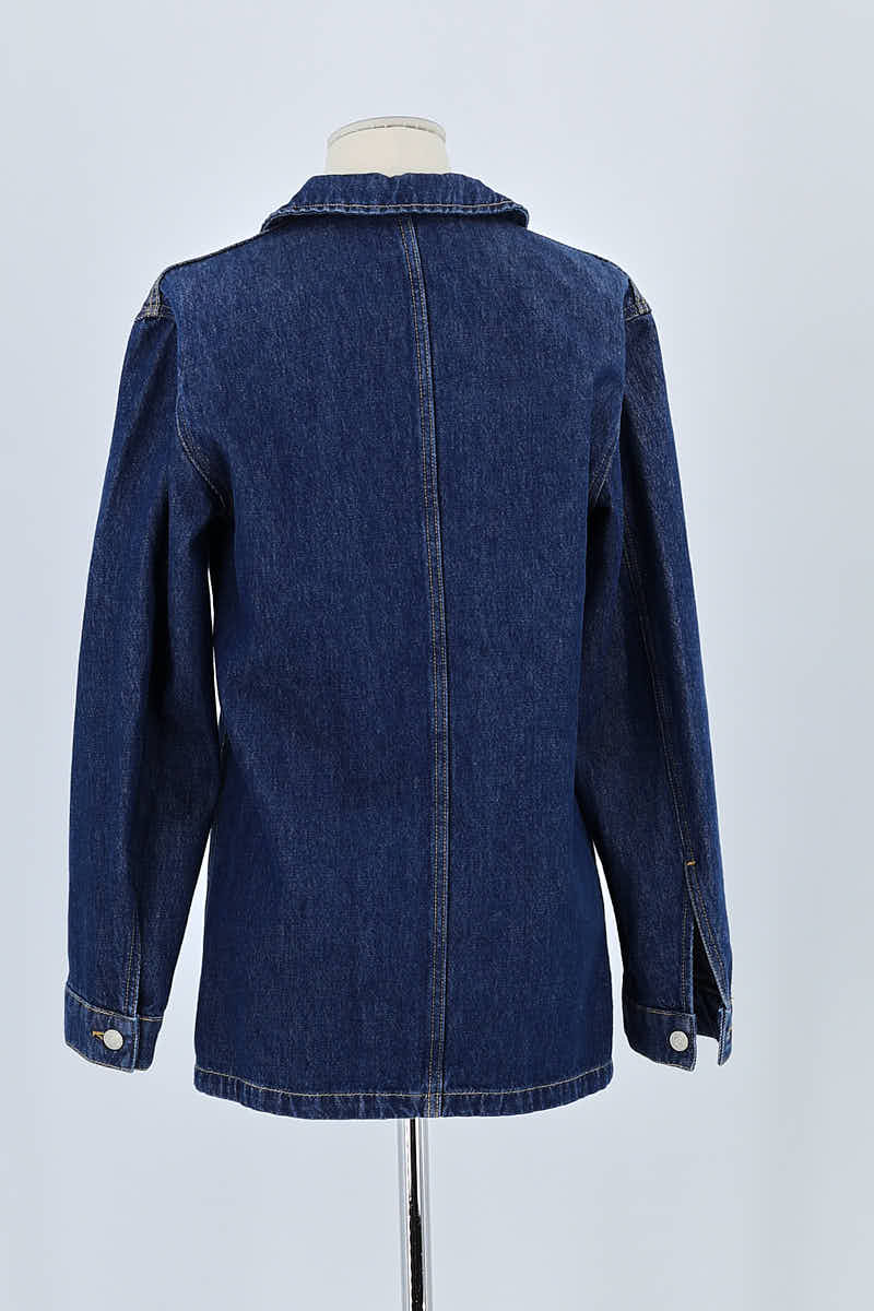 Veste Officine Générale Bleu en Coton