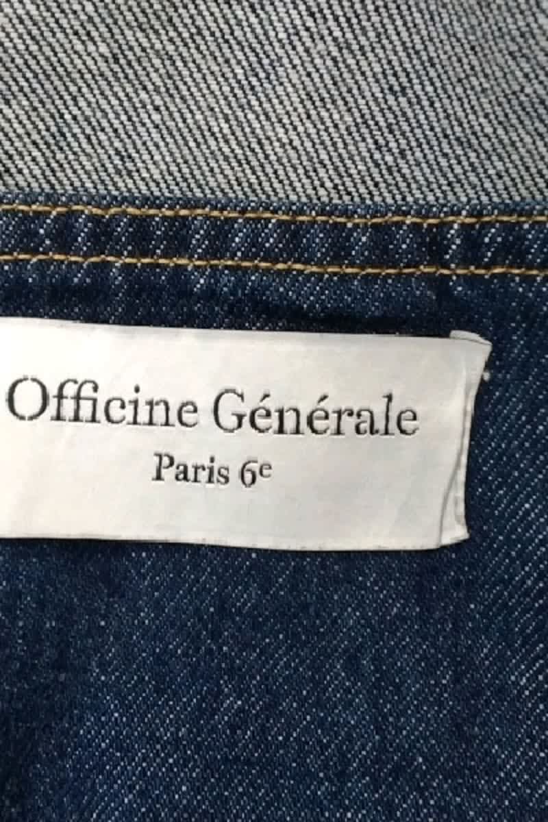 Veste Officine Générale Bleu en Coton