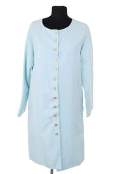 Veste Other Brand Bleu en Lin, taille M - Seconde Main