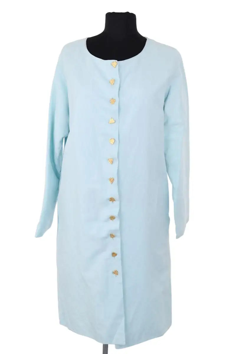 Veste Other Brand Bleu en Lin, taille M - Seconde Main