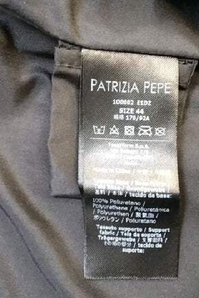 Veste Patrizia Pepe Noir en Synthétique