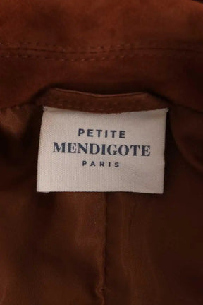 Veste Petite Mendigote Camel en Daim