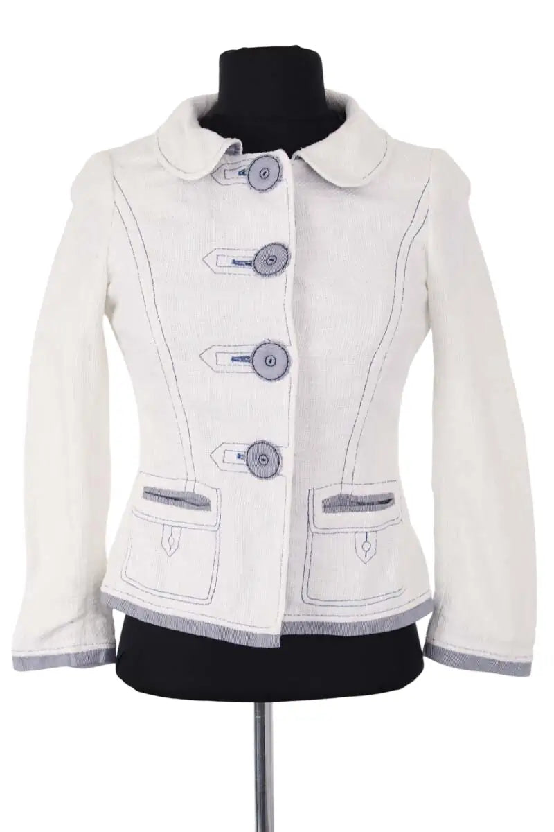 Veste Philosophy Di Alberta Ferretti Bleu en Coton, taille S - Seconde Main