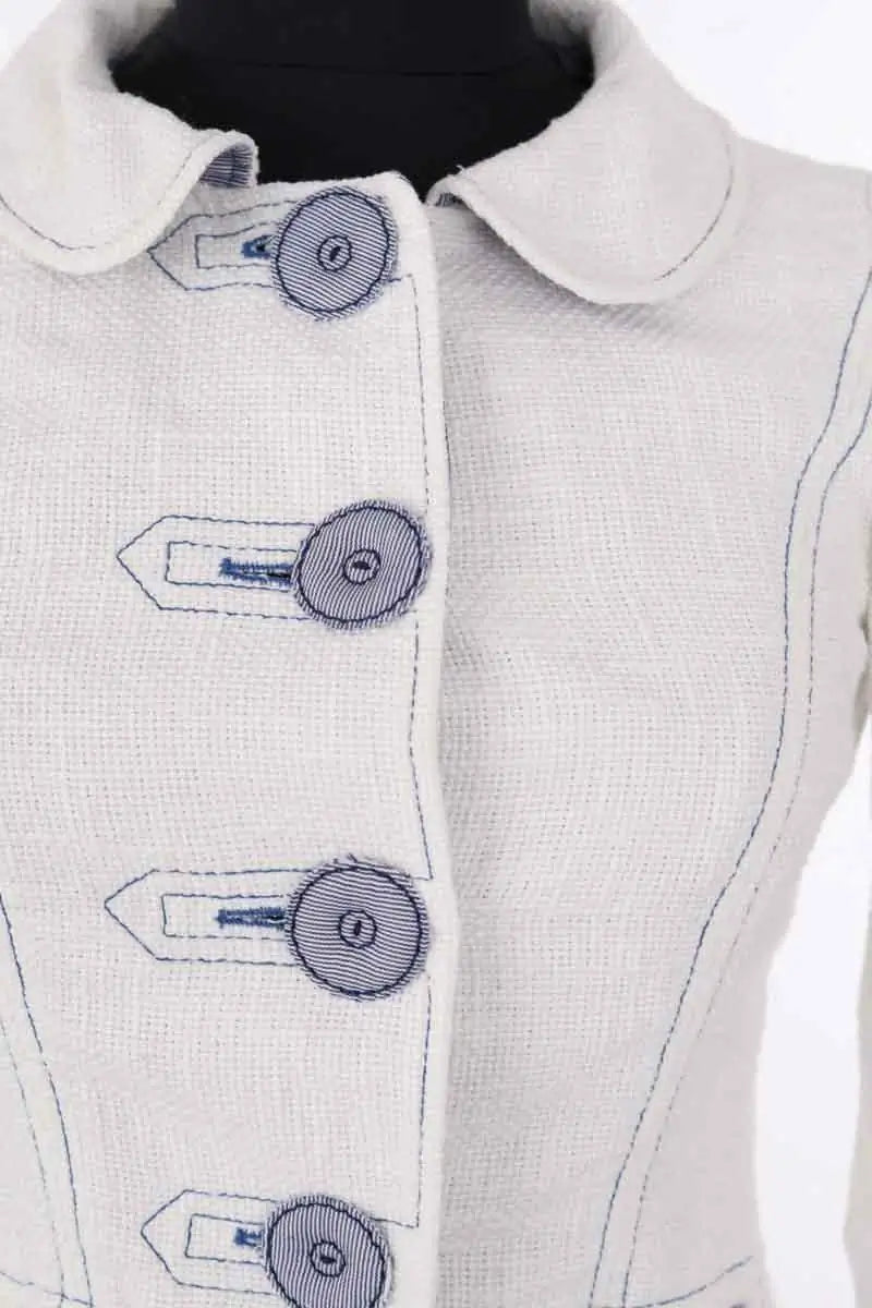 Veste Philosophy Di Alberta Ferretti Bleu en Coton
