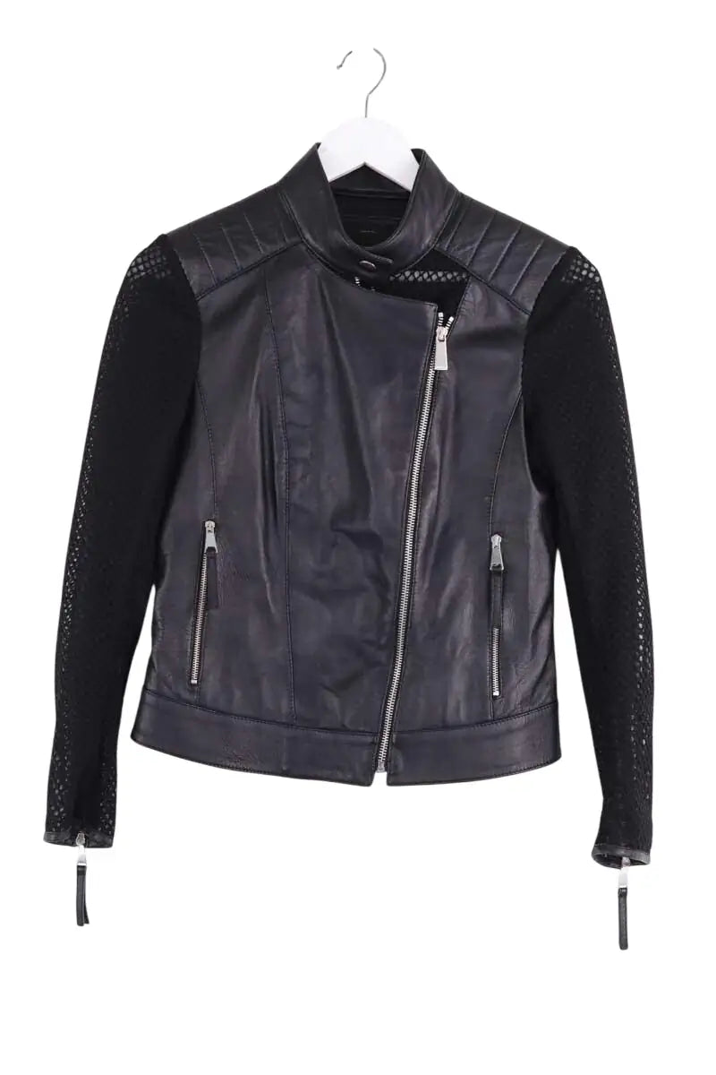 Veste Pinko Noir en Coton, taille XS - Seconde Main