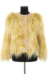 Veste Prada Dehlé FW 2011 Beige en Synthétique, taille S - Seconde Main