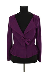Veste Prada Violet en Synthétique, taille M - Seconde Main