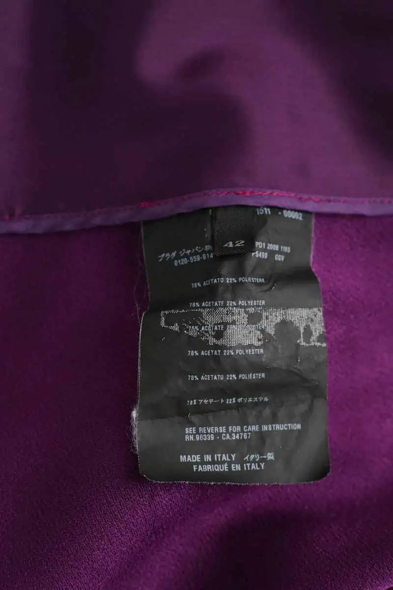 Veste Prada Violet en Synthétique