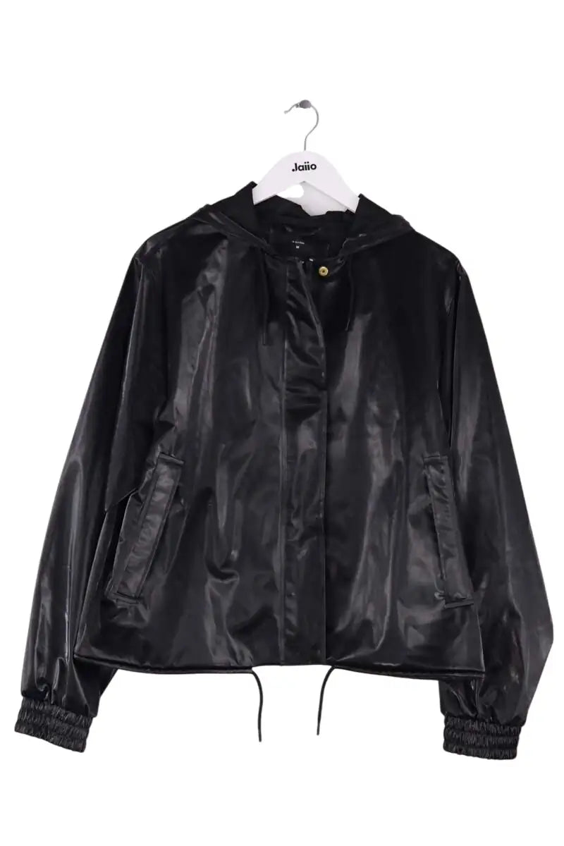 Veste Rains Noir en Synthétique, taille M - Seconde Main