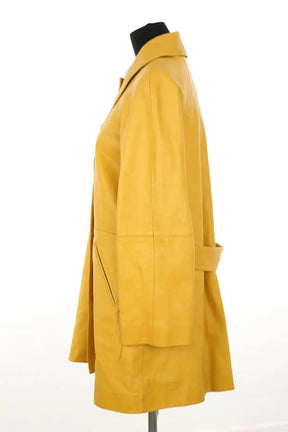 Veste Rebecca Taylor Jaune en Cuir