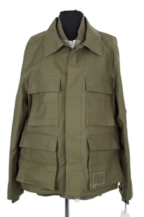 Veste Sacai Layered chore jacket Kaki en Coton, taille L - Seconde Main