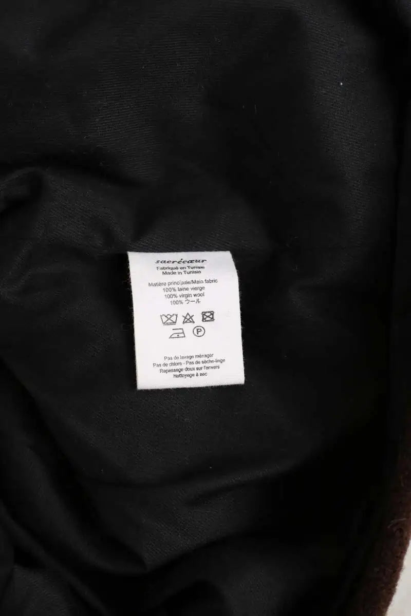 Veste Sacrécoeur Marron en Laine