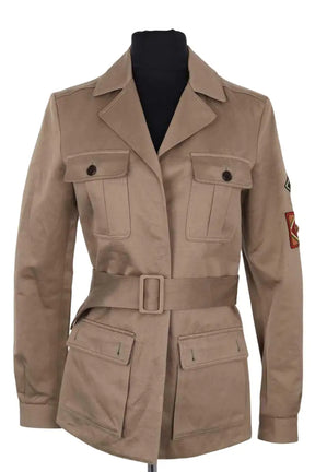Veste Saint Laurent Kaki en Coton, taille S - Seconde Main