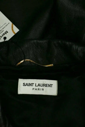 Veste Saint Laurent Noir en Cuir