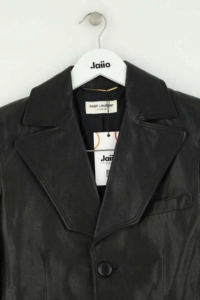Veste Saint Laurent Noir en Cuir