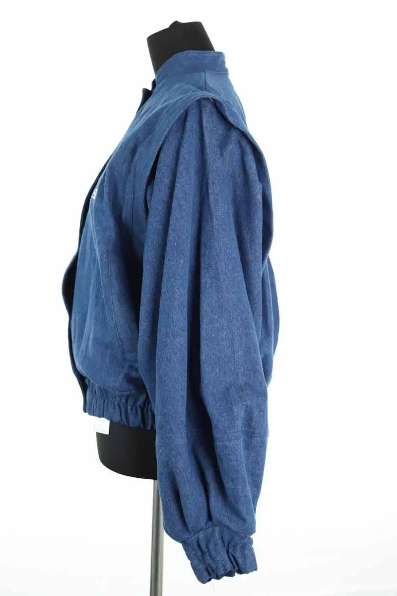 Veste Salut Beauté Bleu en Coton