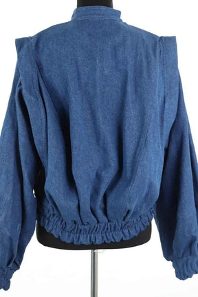 Veste Salut Beauté Bleu en Coton