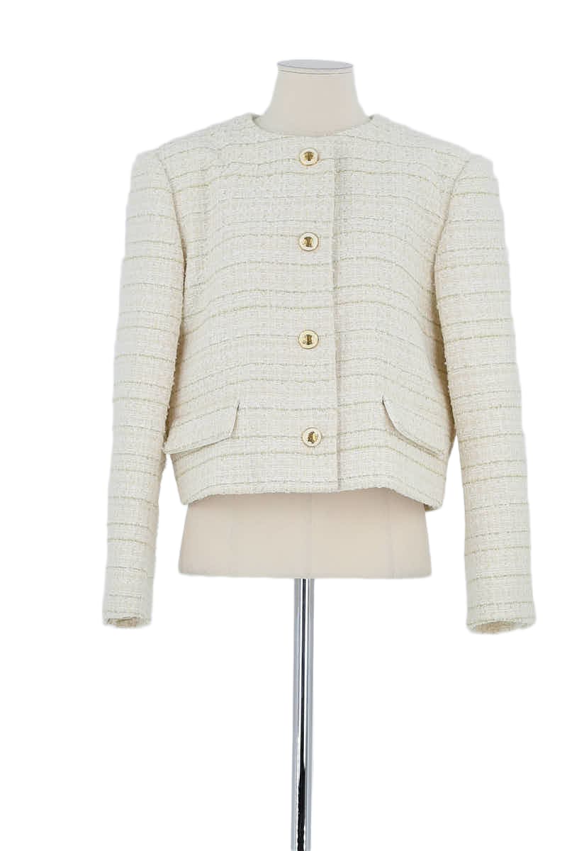 Veste Sandro Beige en Polyester, taille L - Seconde Main