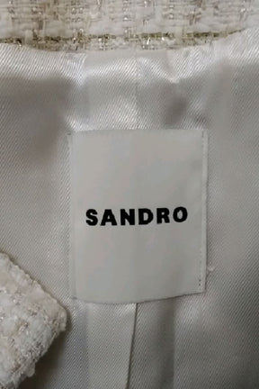 Veste Sandro Beige en Polyester