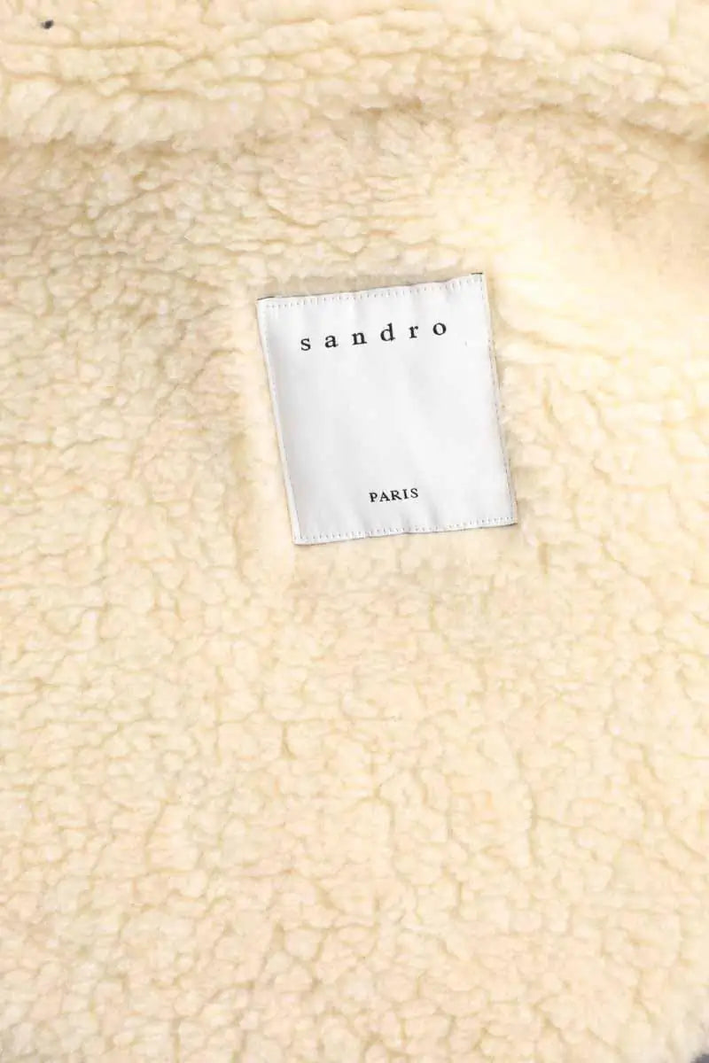 Veste Sandro Beige en Viscose
