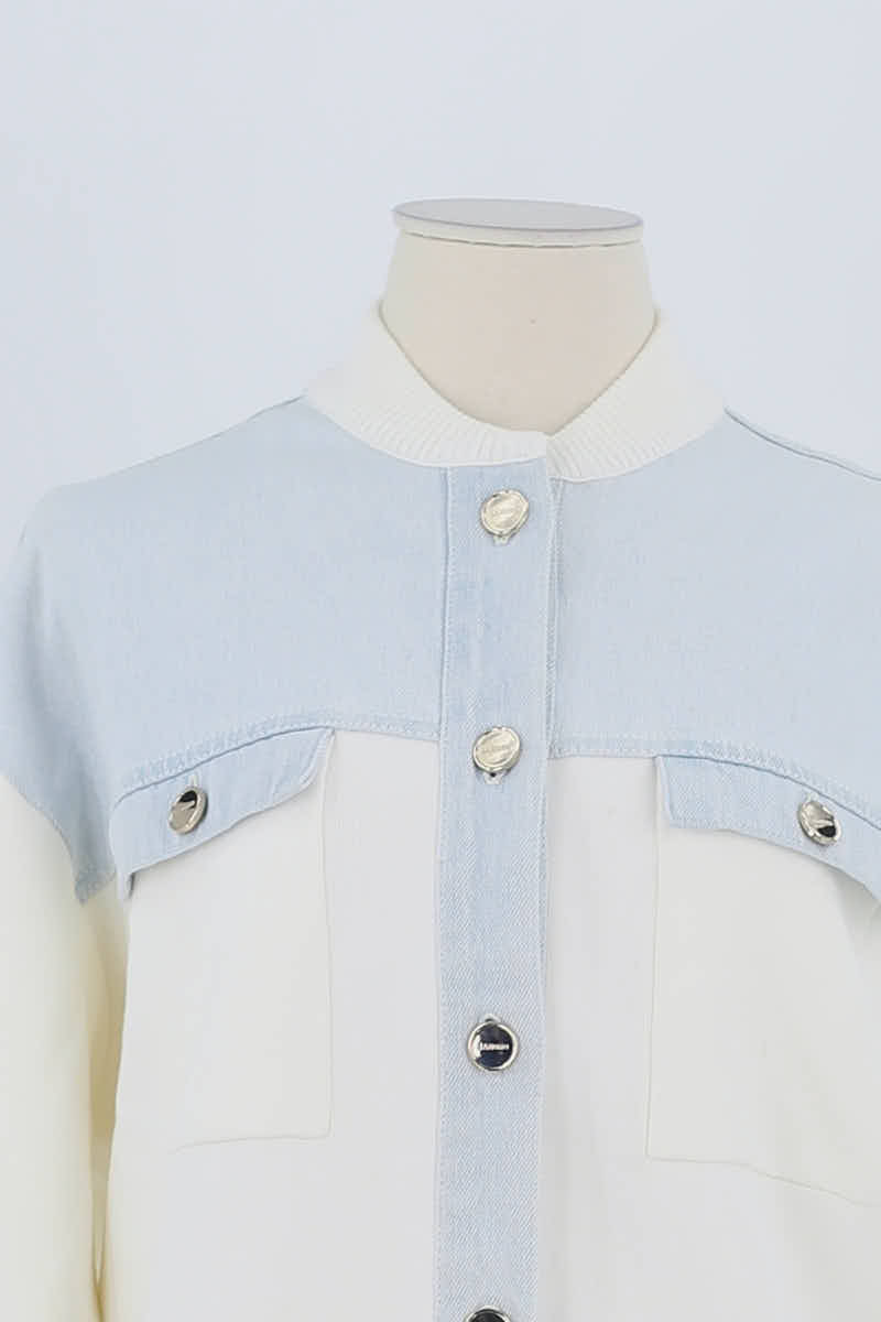 Veste Sandro Blanc en Viscose