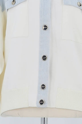 Veste Sandro Blanc en Viscose
