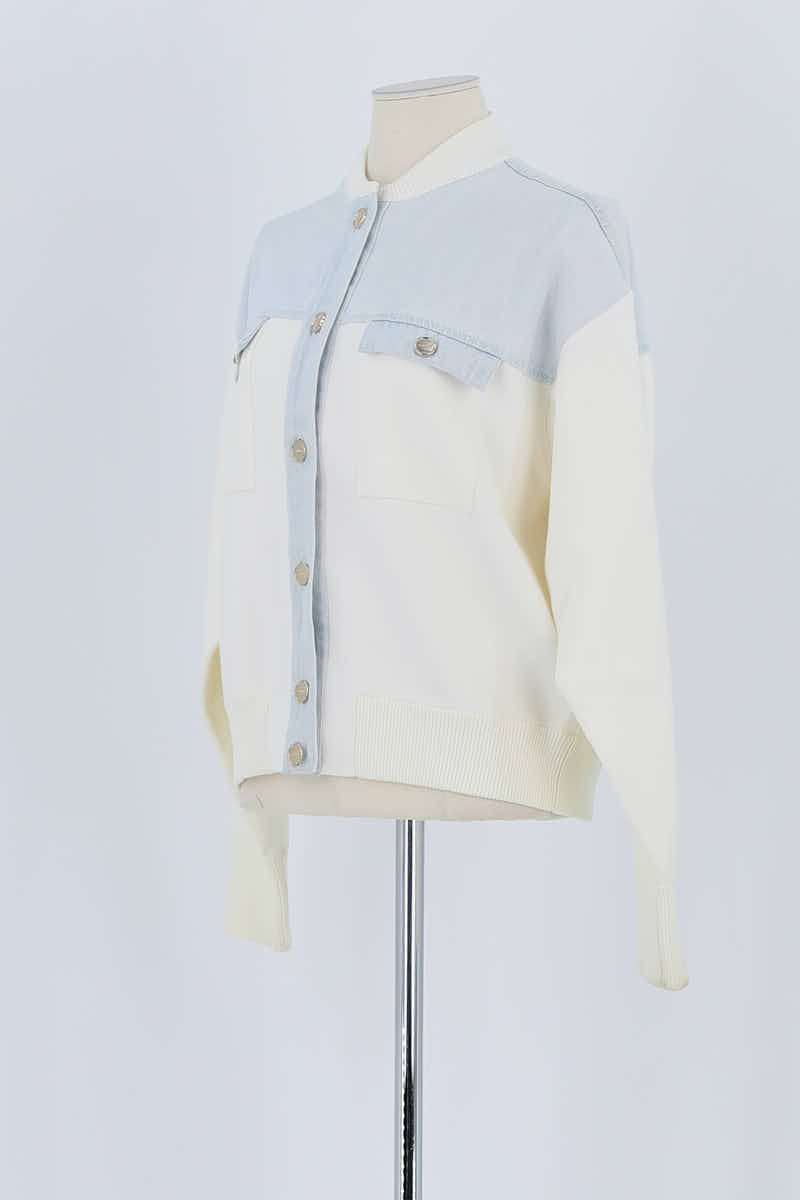 Veste Sandro Blanc en Viscose