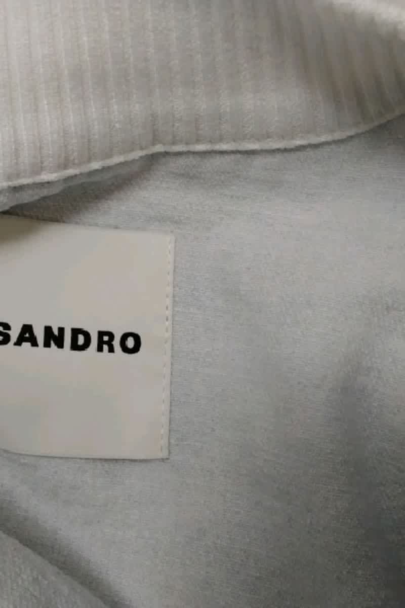 Veste Sandro Blanc en Viscose