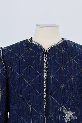 Veste Sandro Bleu en Coton