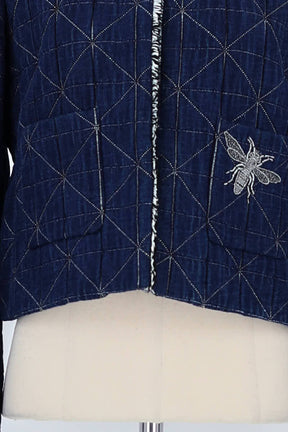 Veste Sandro Bleu en Coton
