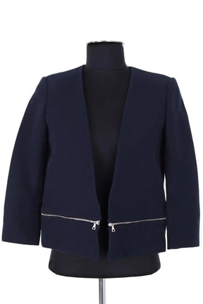 Veste Sandro Bleu en Coton, taille S - Seconde Main
