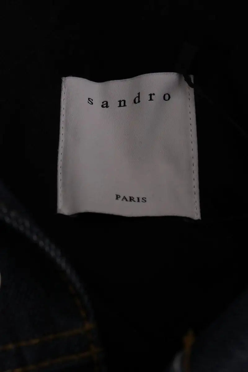Veste Sandro Bleu en Coton