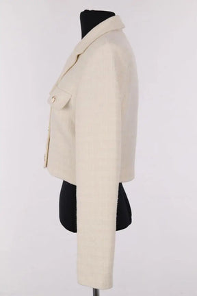 Veste Sandro Ecru en Coton