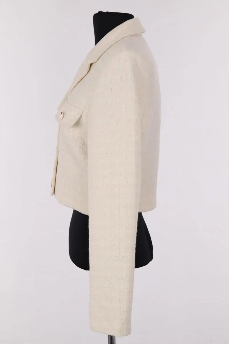 Veste Sandro Ecru en Coton