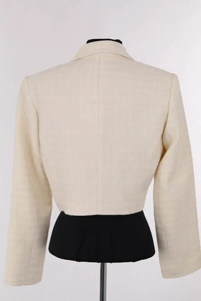 Veste Sandro Ecru en Coton