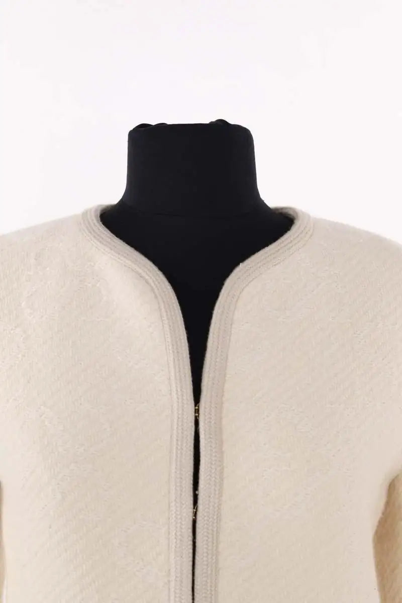 Veste Sandro Ecru en Laine