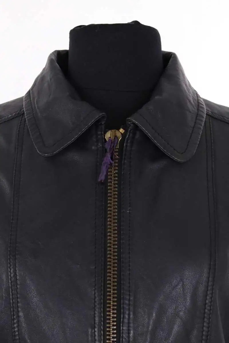 Veste Sandro Gris en Cuir