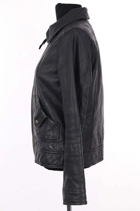Veste Sandro Gris en Cuir