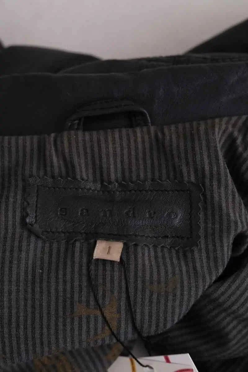 Veste Sandro Gris en Cuir